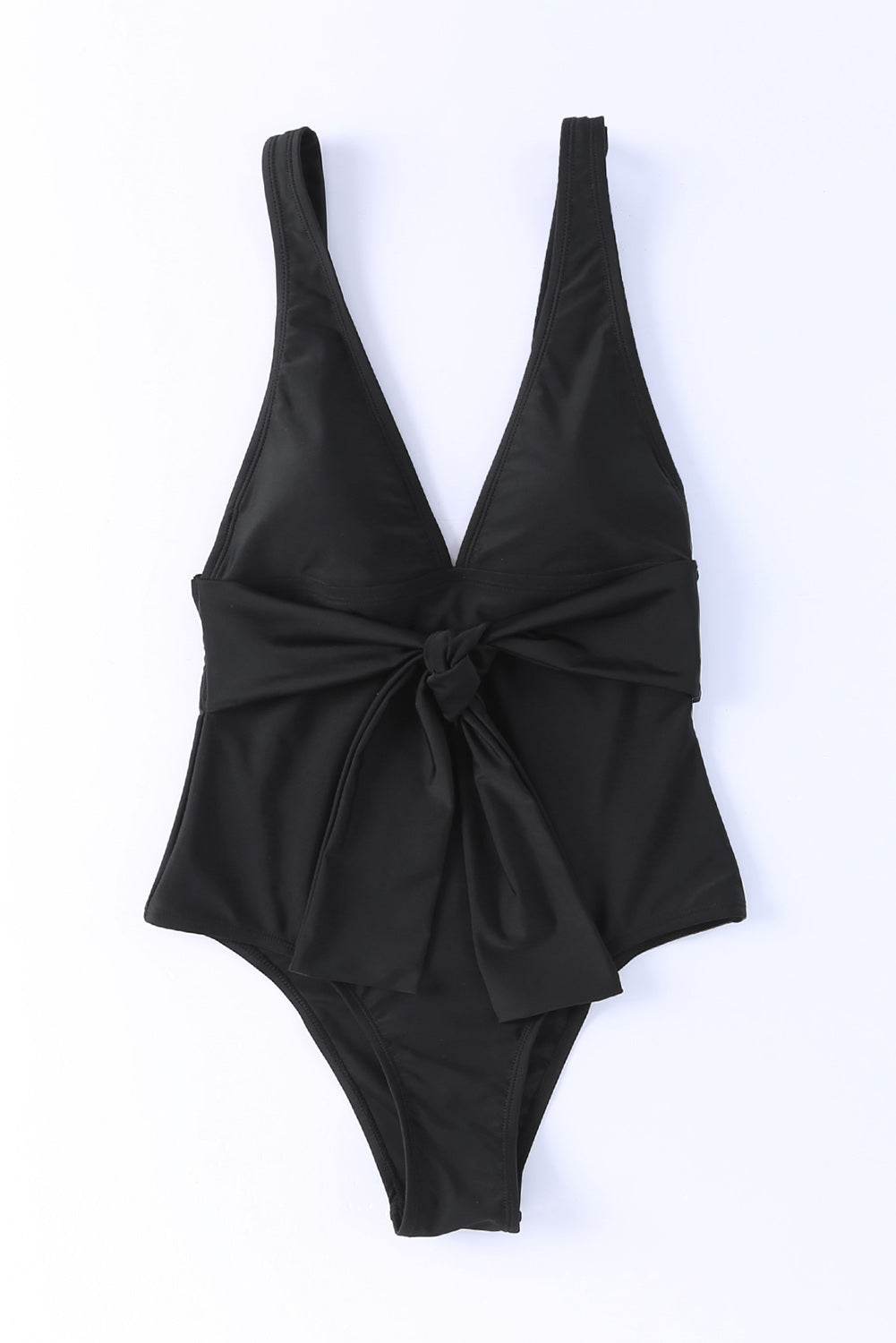 Plunge Wide Strap One-Piece Swimwear - Velveta Studio