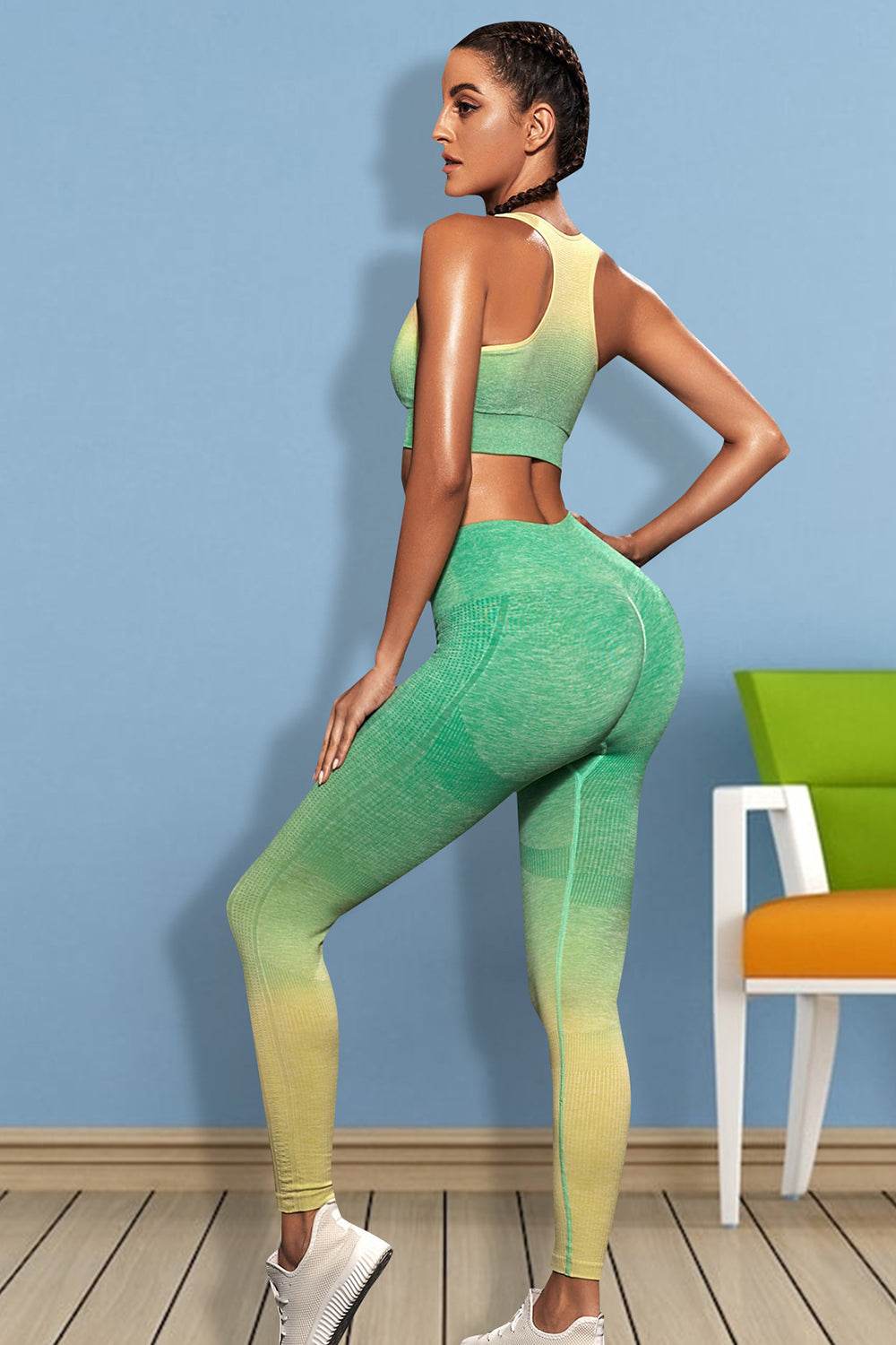 Gradient Sports Tank and Leggings Set - Velveta Studio