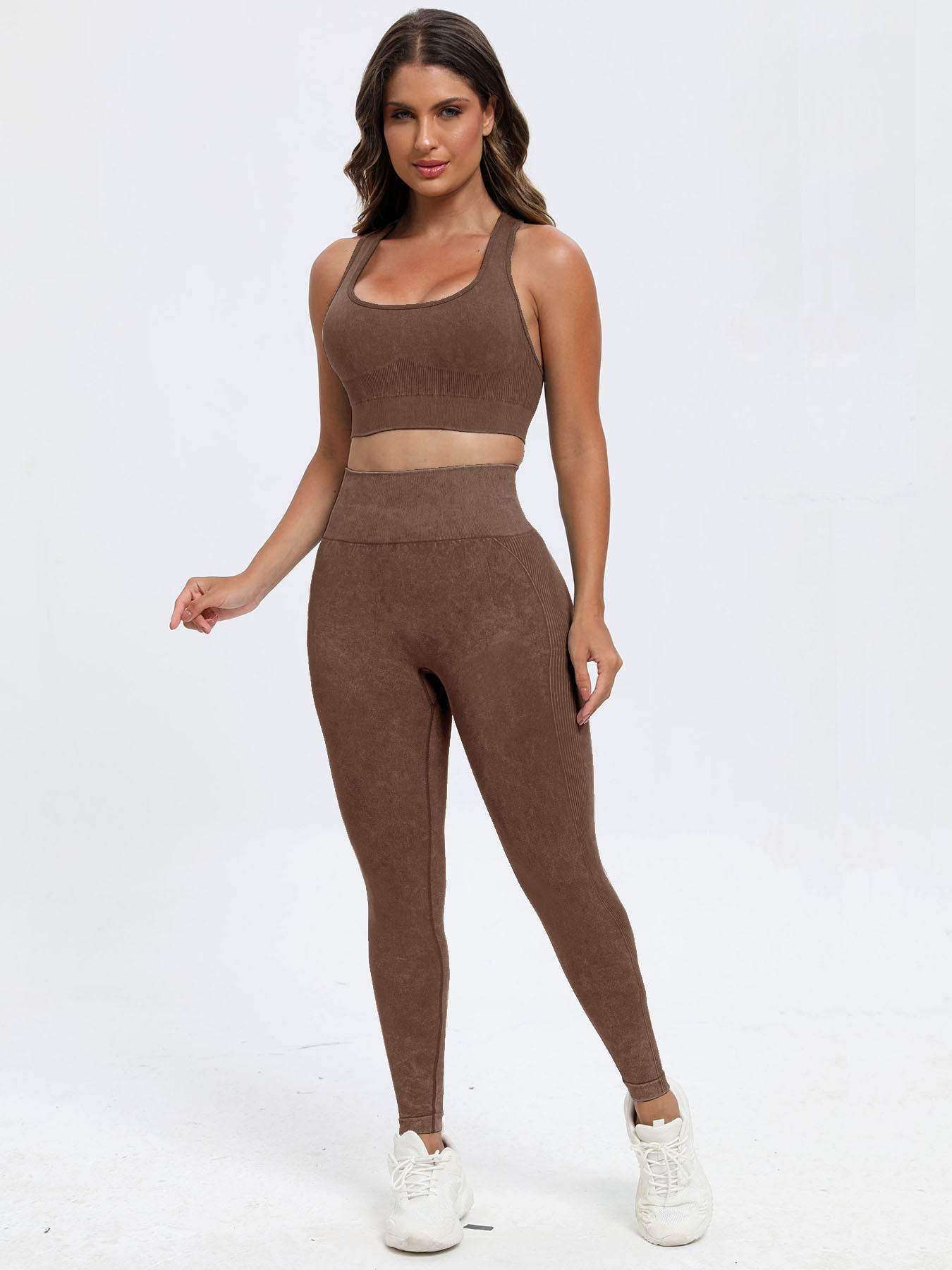 Scoop Neck Wide Strap Top and Pants Active Set - Velveta Studio
