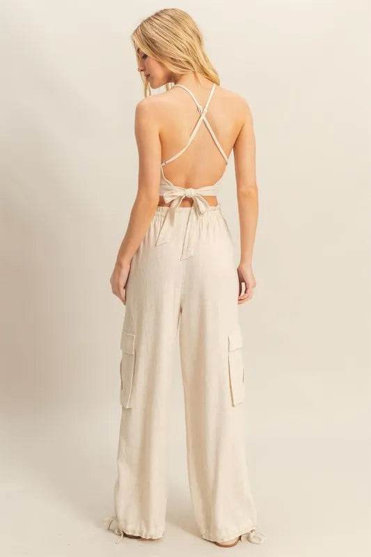 HYFVE Crop Top and Cargo Pants Set - Velveta Studio