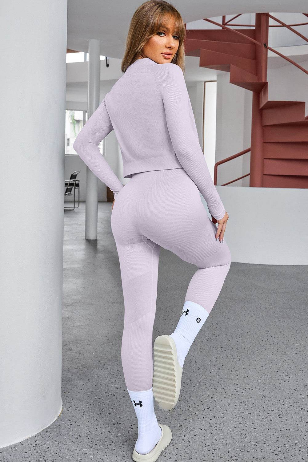 Tank Cropped Active Top and Pants Set - Velveta Studio
