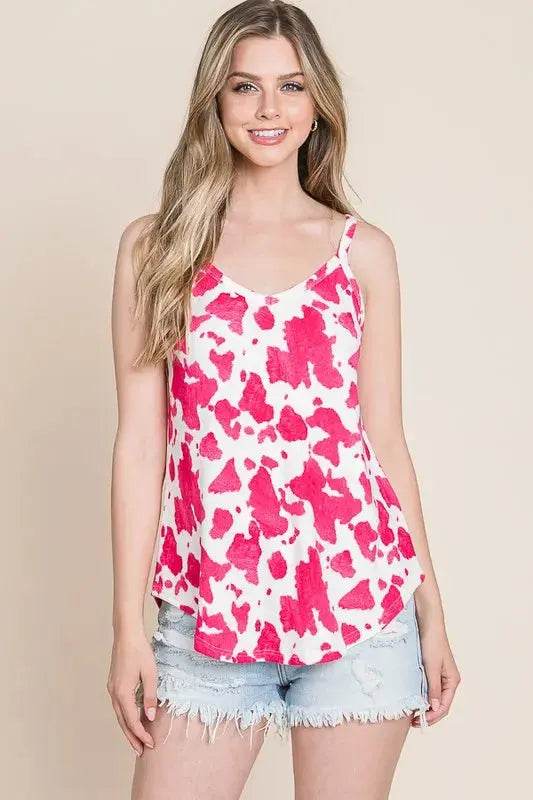 BOMBOM Animal Print Cami - Velveta Studio