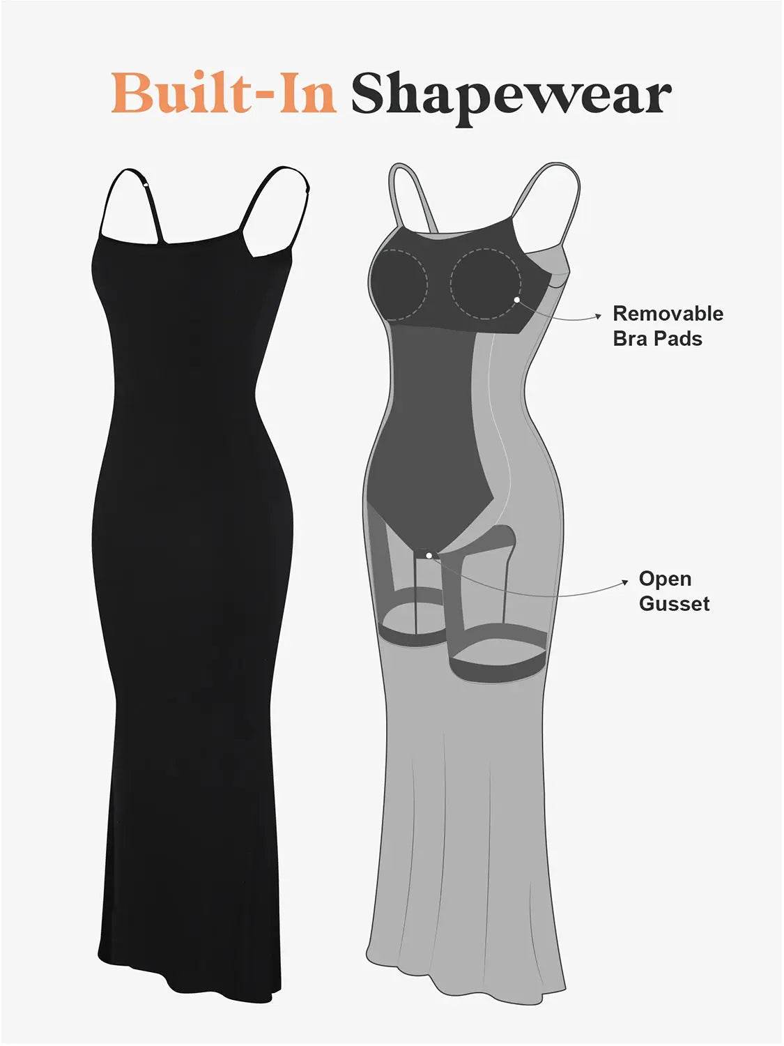 Basic Bae Built-In Shapewear Sleeveless Maxi Dress - Velveta Studio