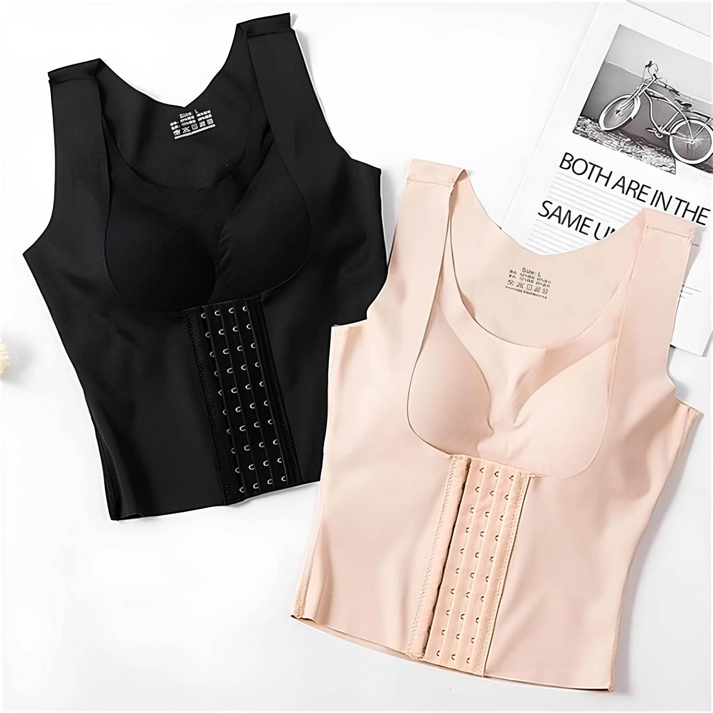 Basic Bae Scoop Neck Shapewear Tank with Removable Paddings - Velveta Studio