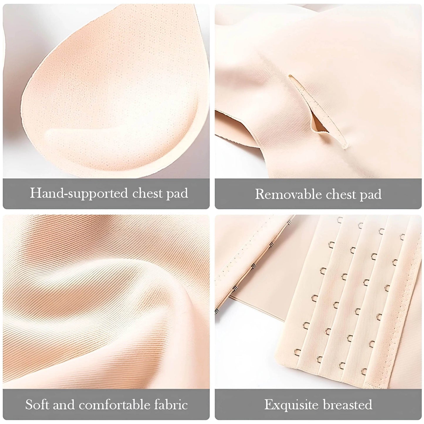 Basic Bae Scoop Neck Shapewear Tank with Removable Paddings - Velveta Studio