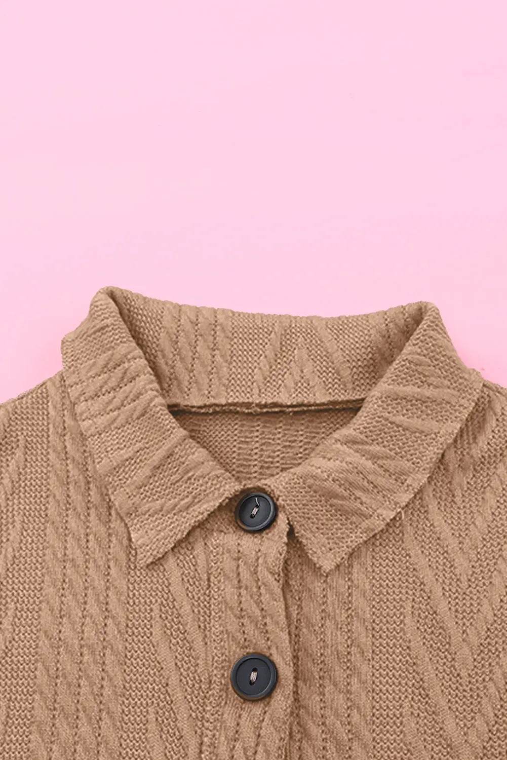 Button Up Drop Shoulder Jacket - Velveta Studio