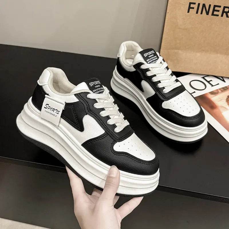 Contrast Platform Sneakers - Velveta Studio