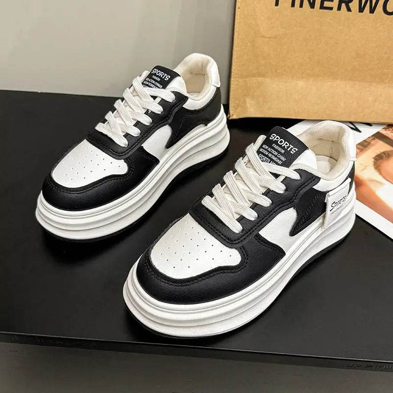 Contrast Platform Sneakers - Velveta Studio