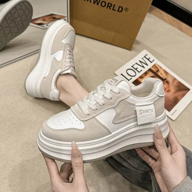 Contrast Platform Sneakers - Velveta Studio