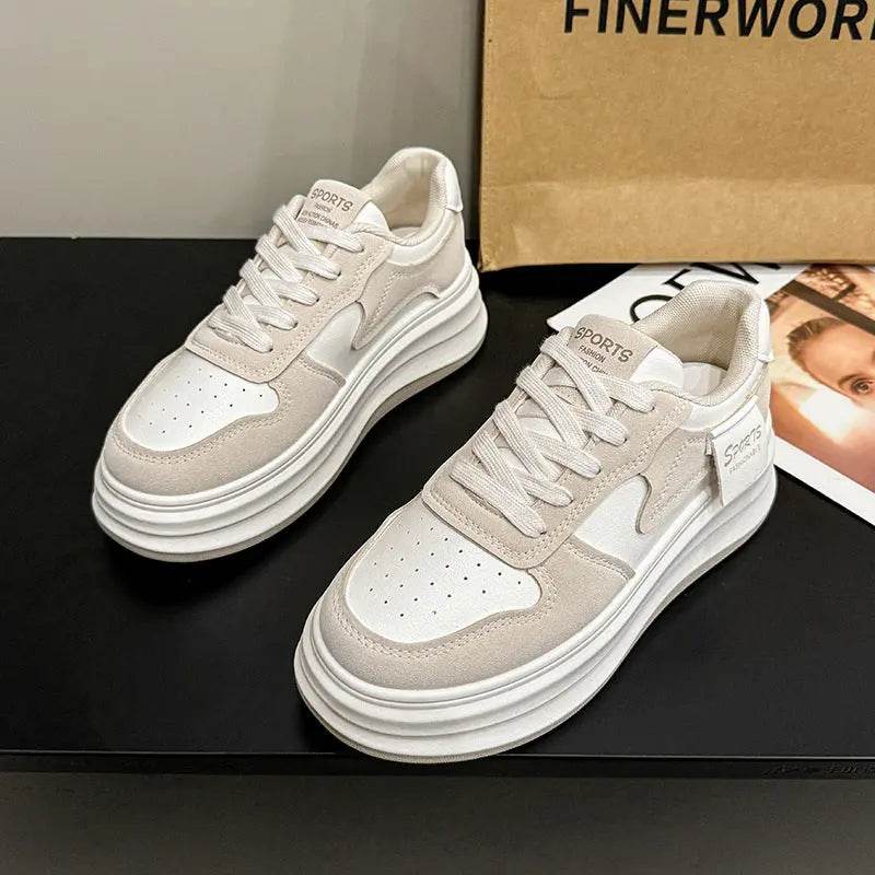 Contrast Platform Sneakers - Velveta Studio