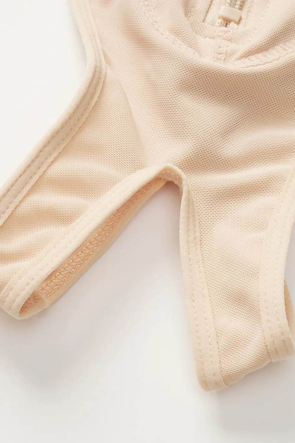 Full Size Adjustable Strap Zip-Up Shaping Bodysuit - Velveta Studio