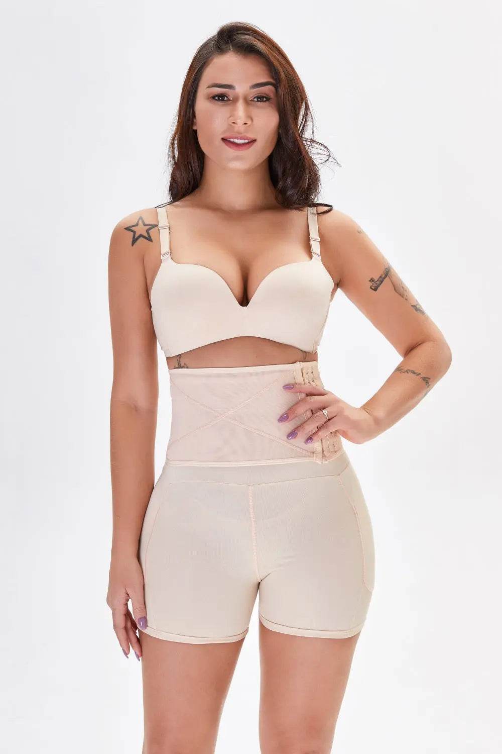 Full Size Hip Lifting Shaping Shorts - Velveta Studio