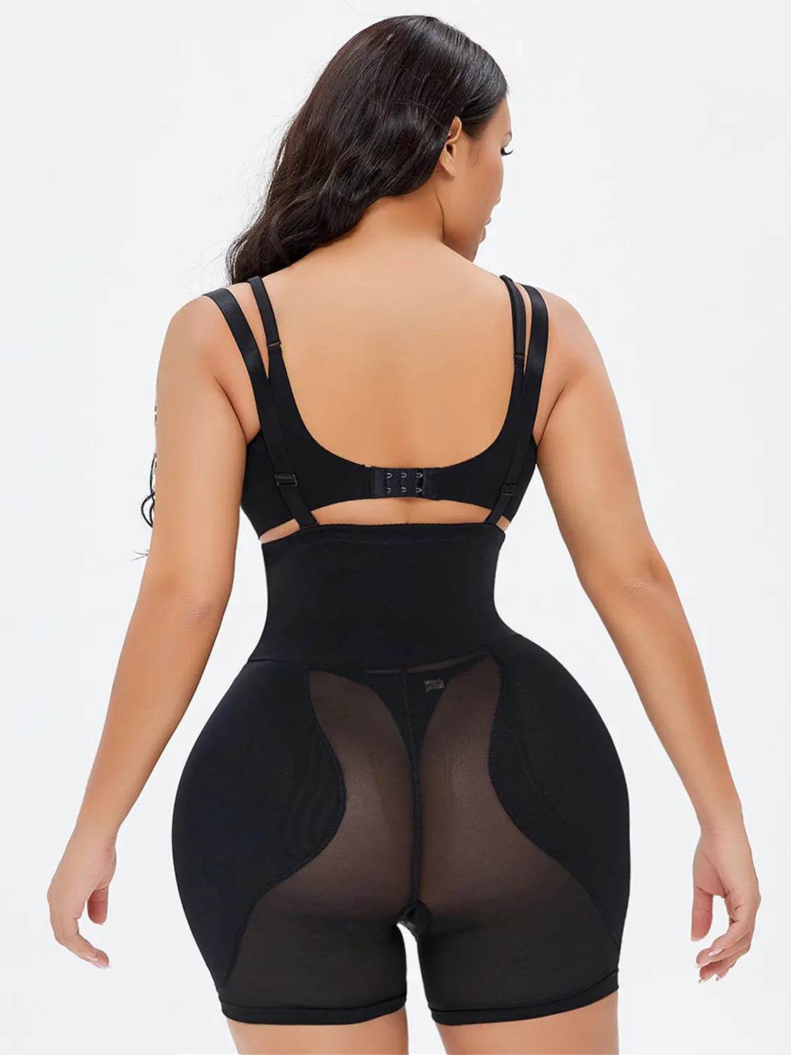 Full Size Hook-and-Eye Under-Bust Shaping Bodysuit - Velveta Studio