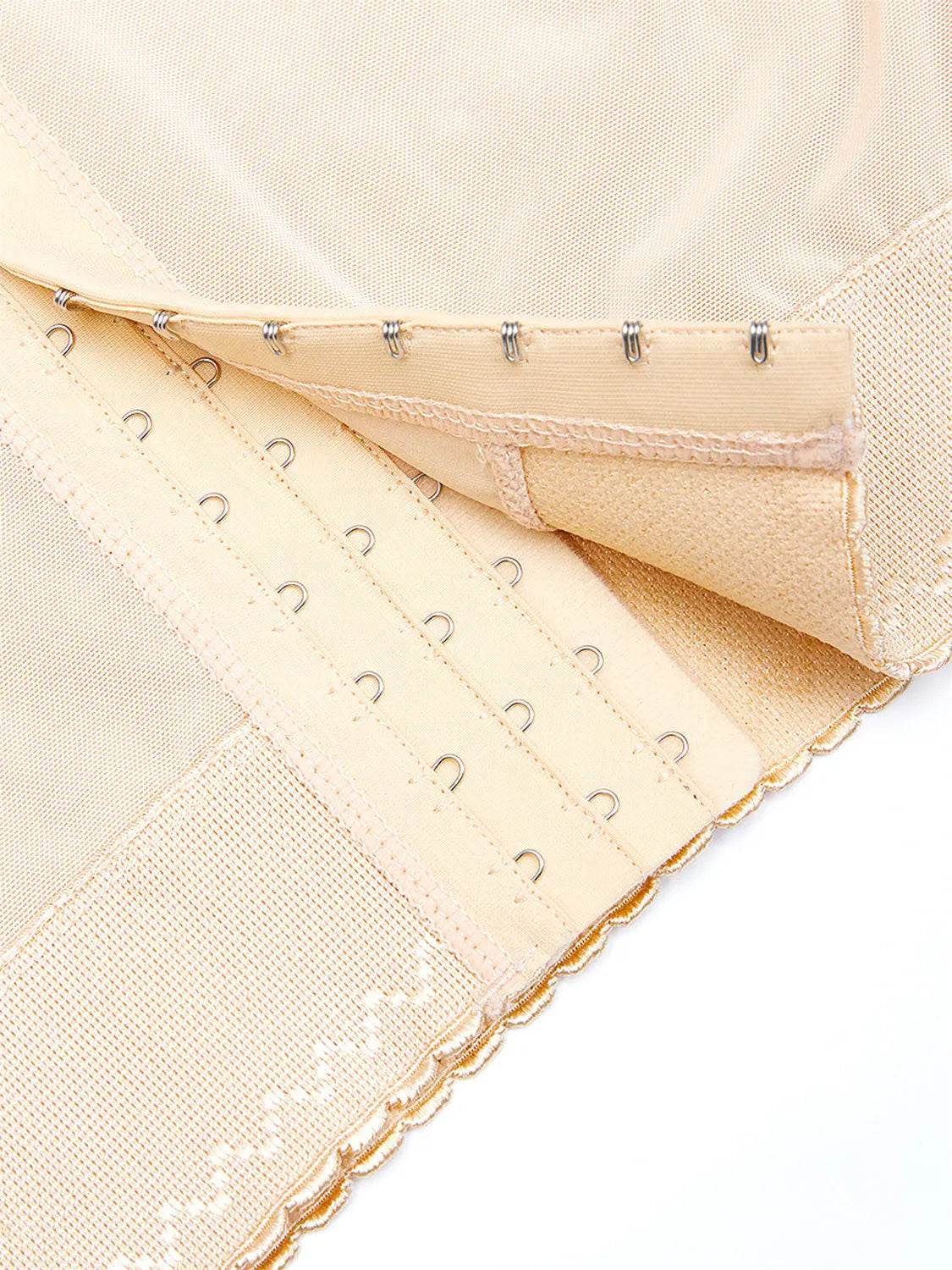 Full Size Lace Detail Hook-and-Eye Shaping Shorts - Velveta Studio