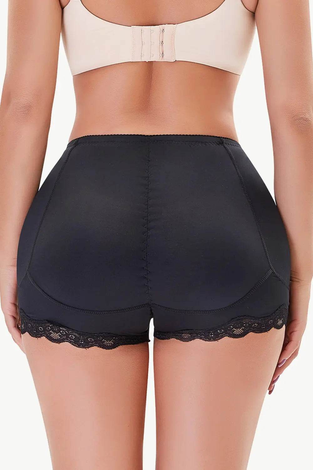 Full Size Lace Trim Shaping Shorts - Velveta Studio