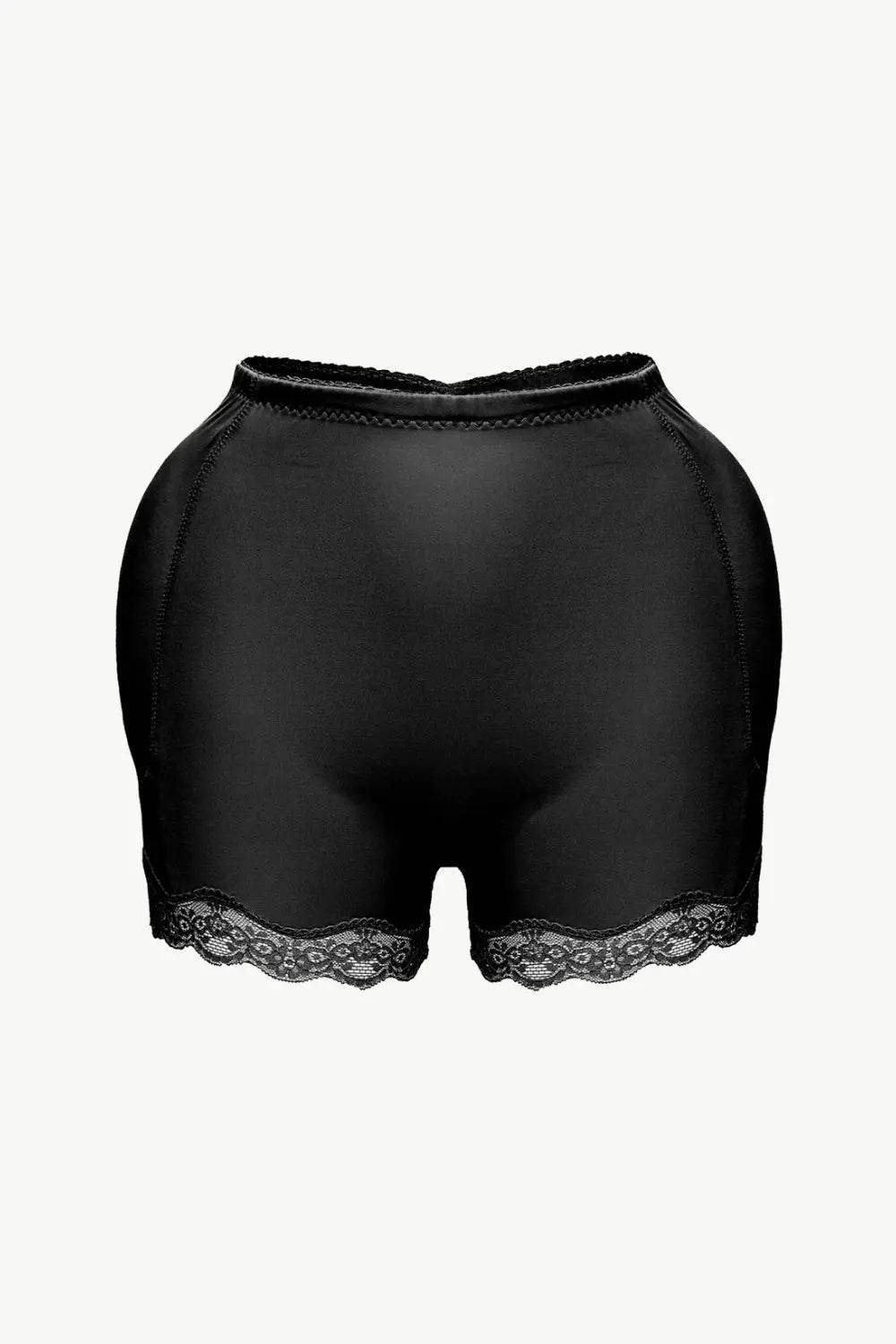 Full Size Lace Trim Shaping Shorts - Velveta Studio