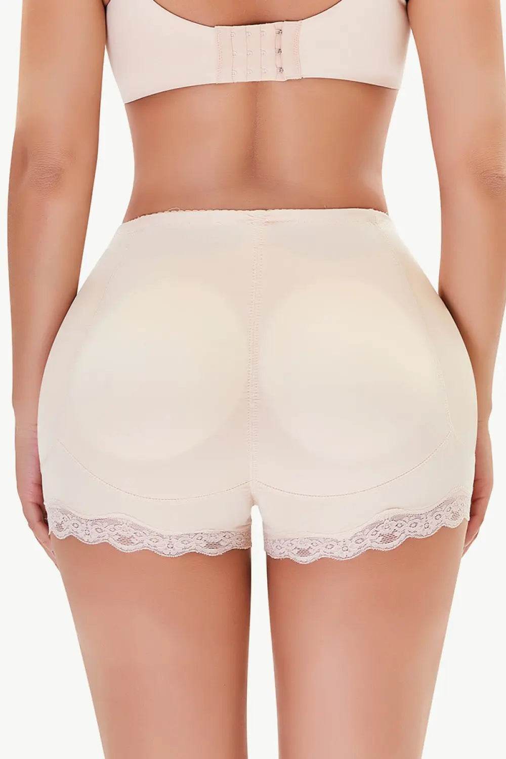 Full Size Lace Trim Shaping Shorts - Velveta Studio