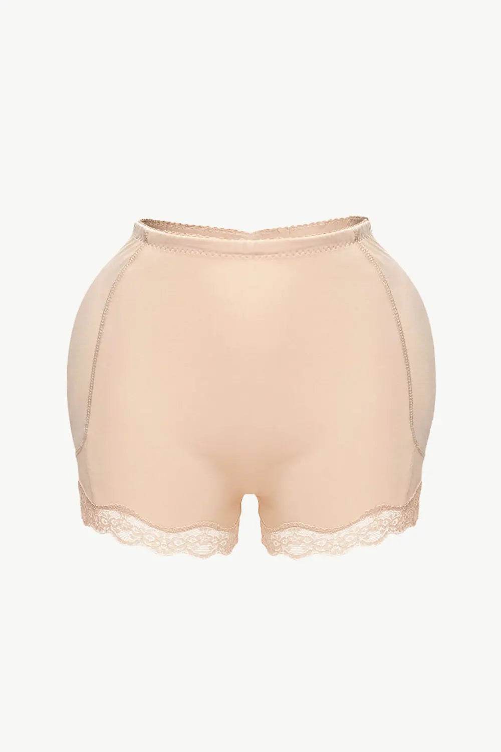 Full Size Lace Trim Shaping Shorts - Velveta Studio