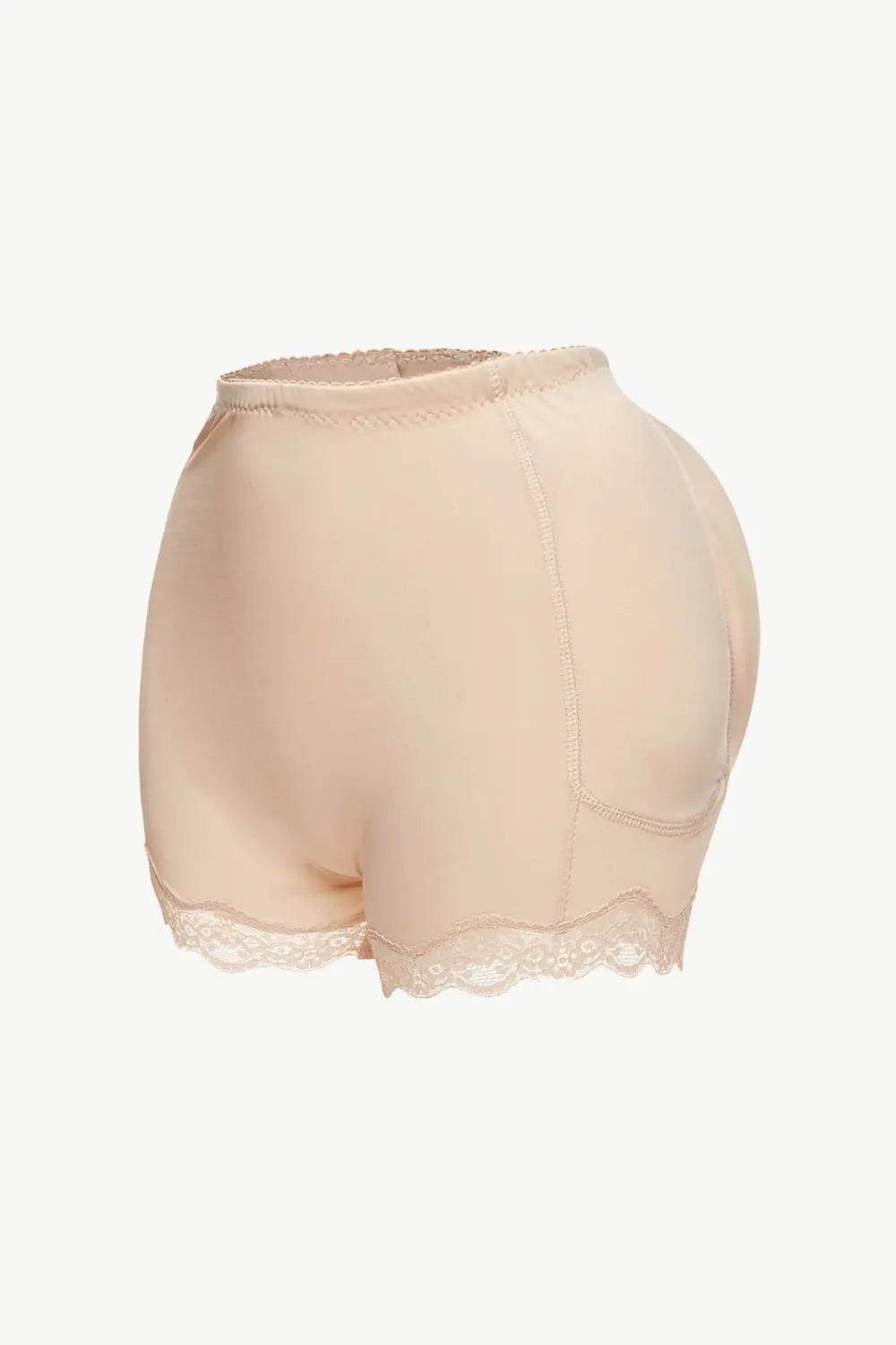Full Size Lace Trim Shaping Shorts - Velveta Studio