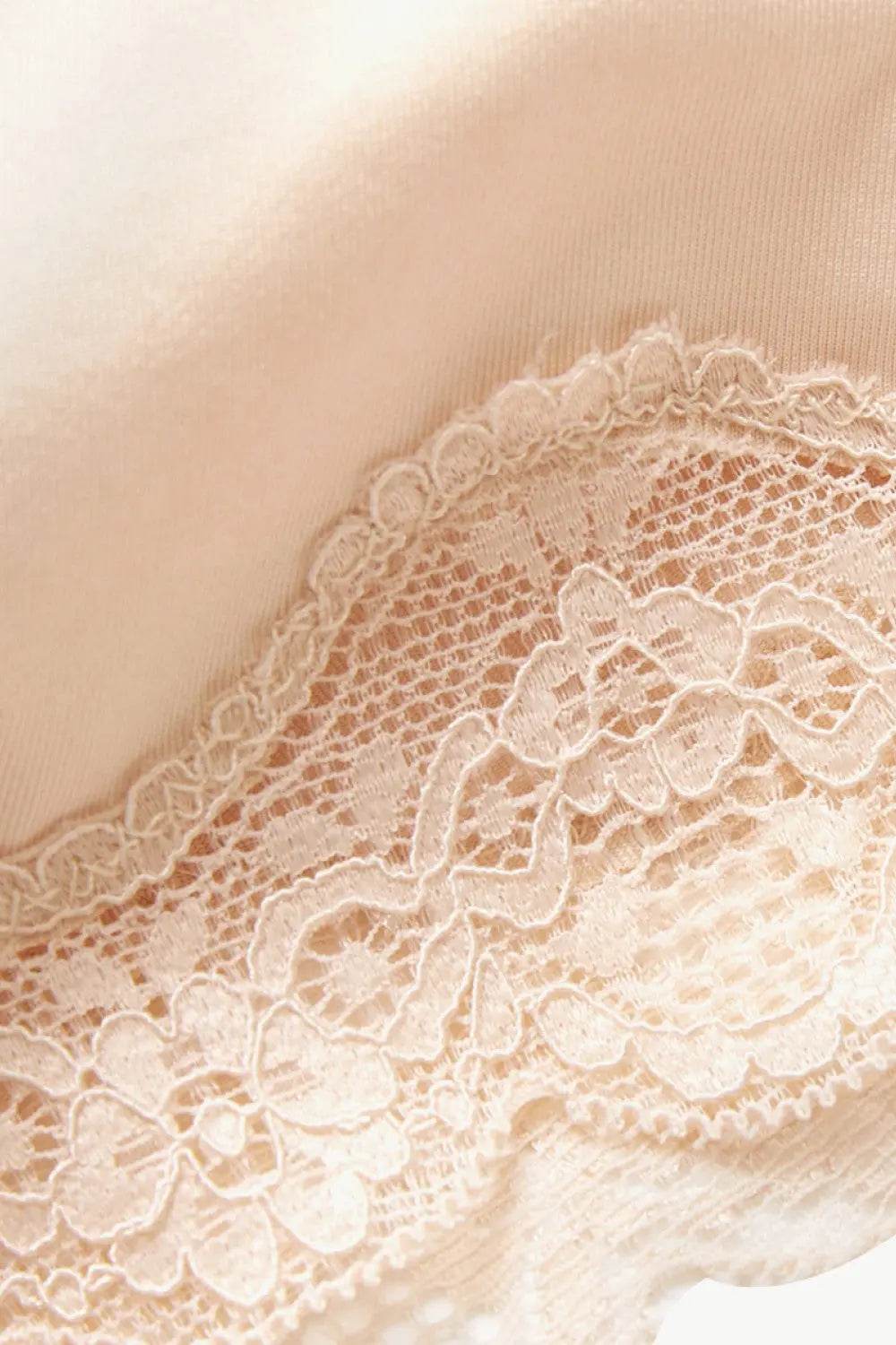 Full Size Lace Trim Shaping Shorts - Velveta Studio