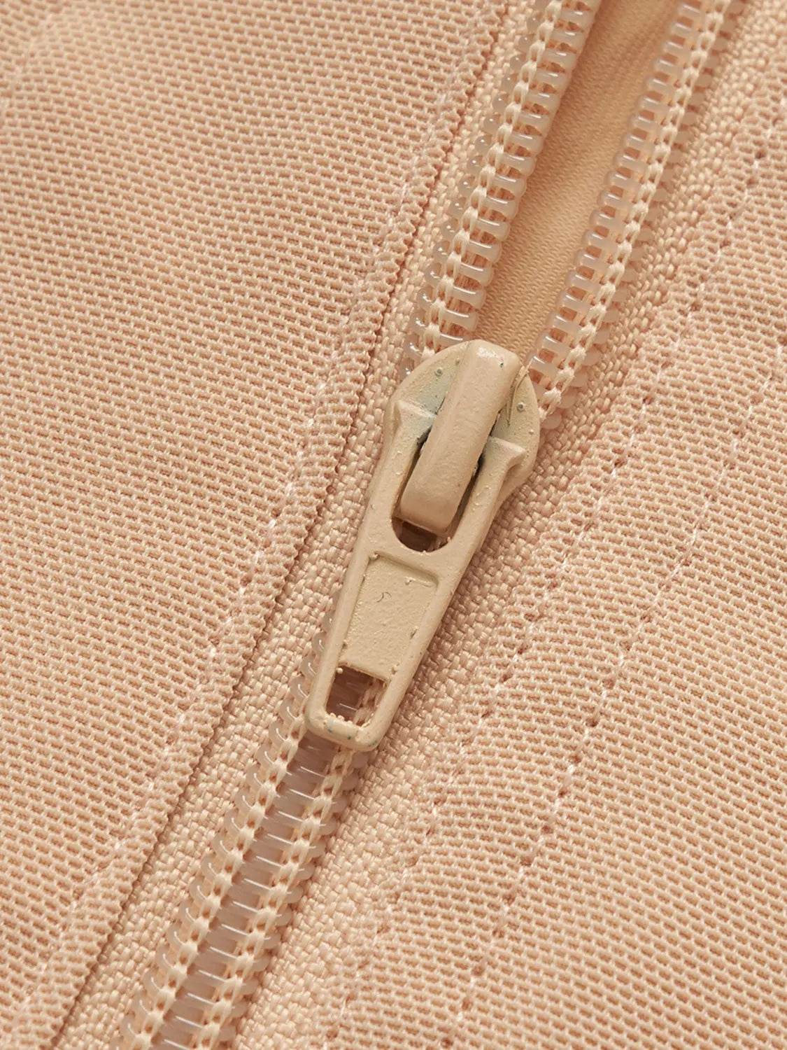 Full Size Side Zip Up Wide Strap Shapewear - Velveta Studio
