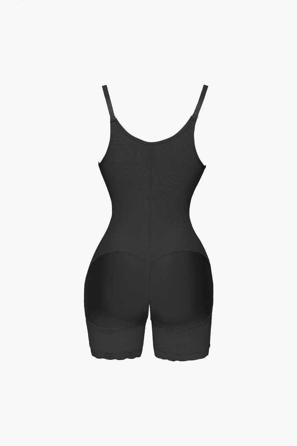 Full Size Side Zipper Under-Bust Shaping Bodysuit - Velveta Studio