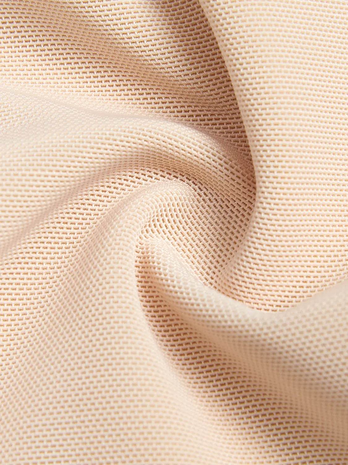 Full Size Zip Up Lace Detail Long Sleeve Shapewear - Velveta Studio