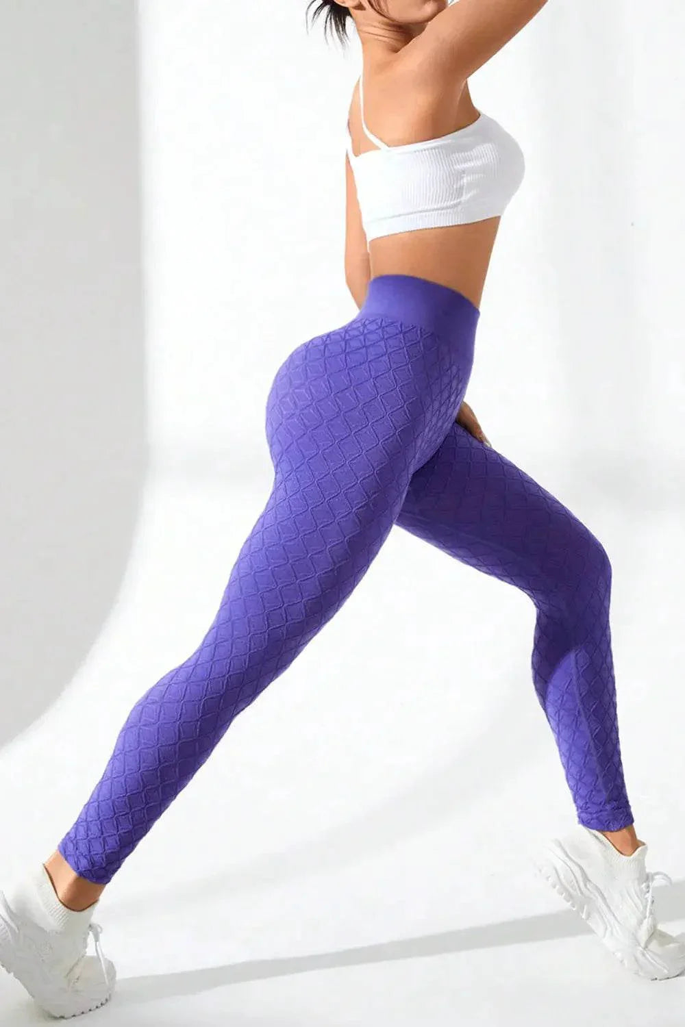High Waist Active Leggings - Velveta Studio