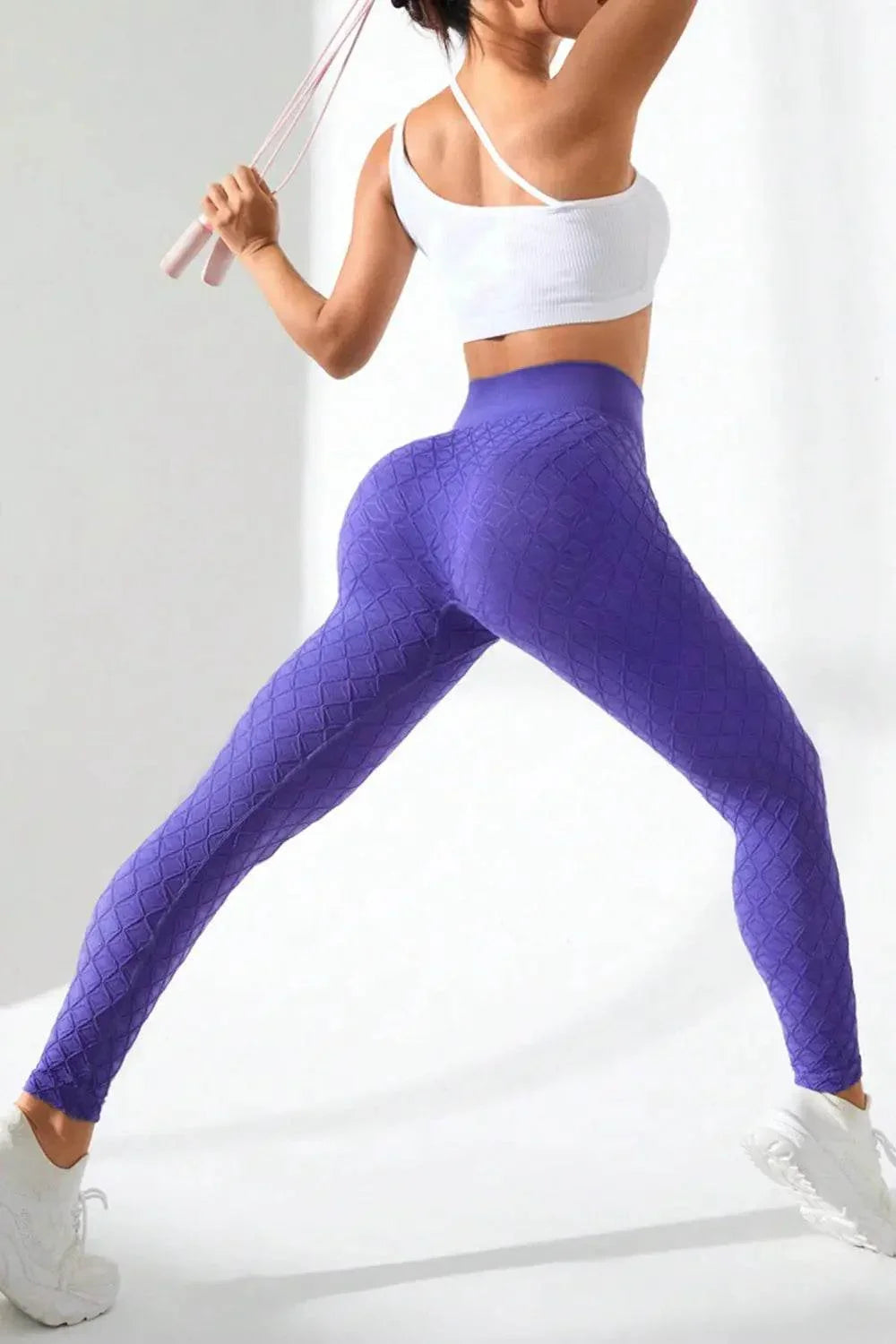 High Waist Active Leggings - Velveta Studio
