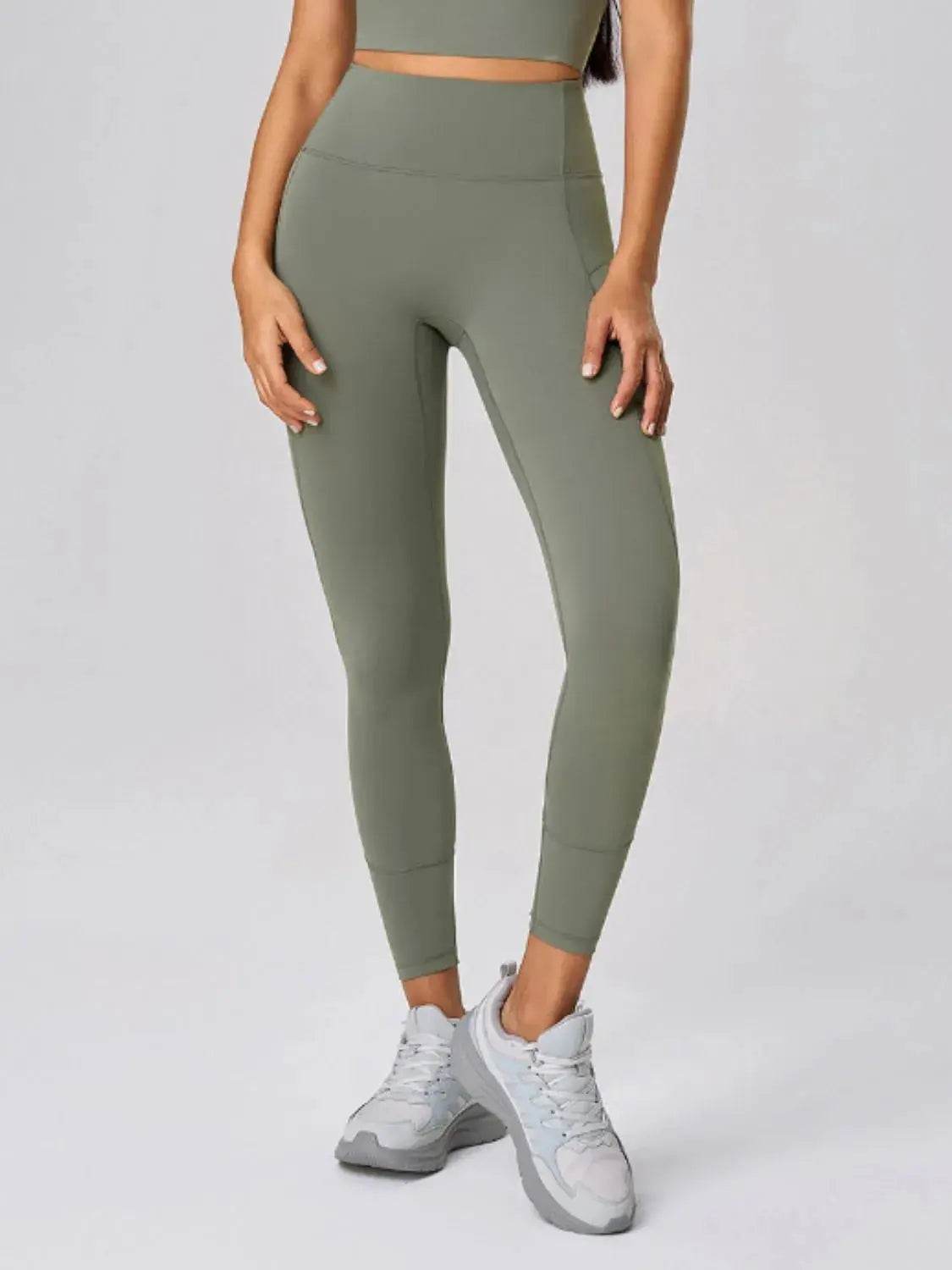 High Waist Active Leggings - Velveta Studio
