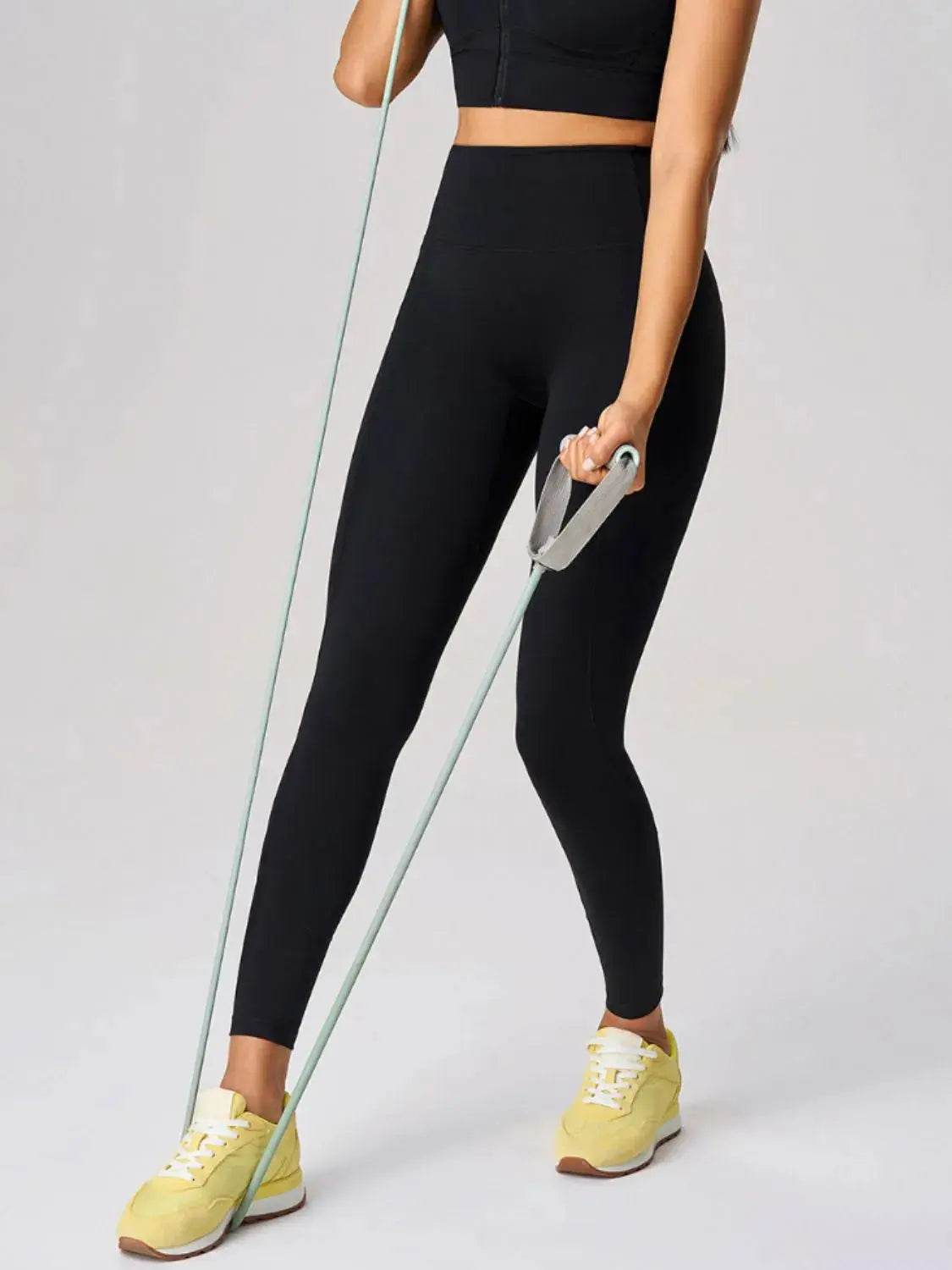 High Waist Active Leggings - Velveta Studio