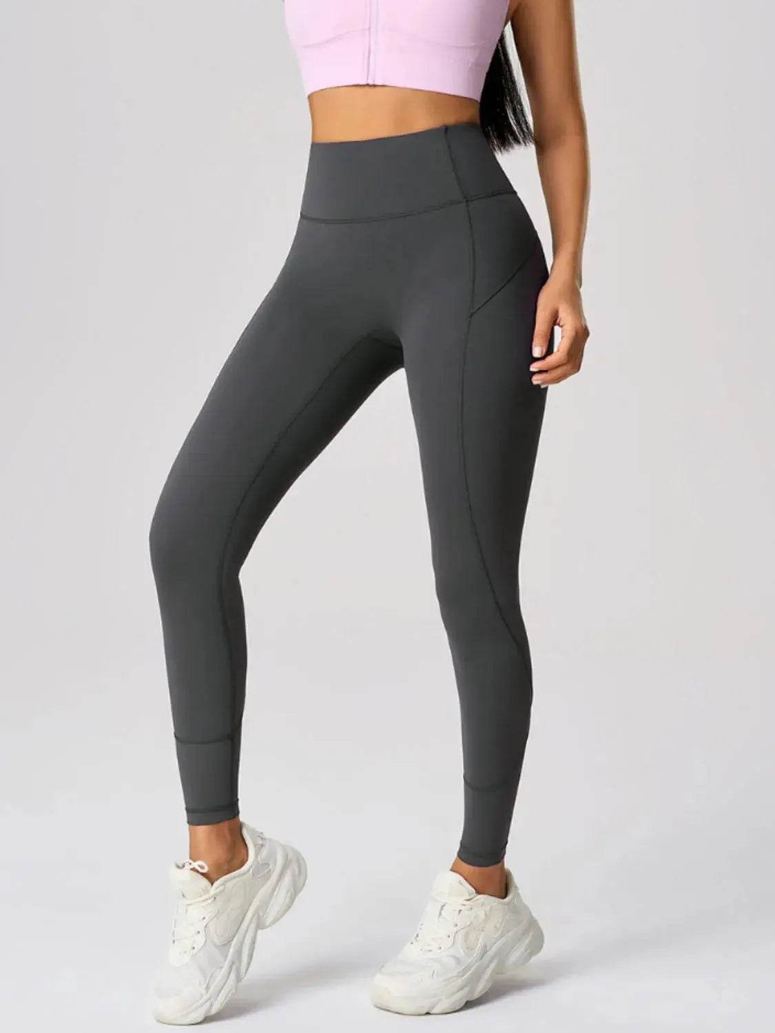 High Waist Active Leggings - Velveta Studio