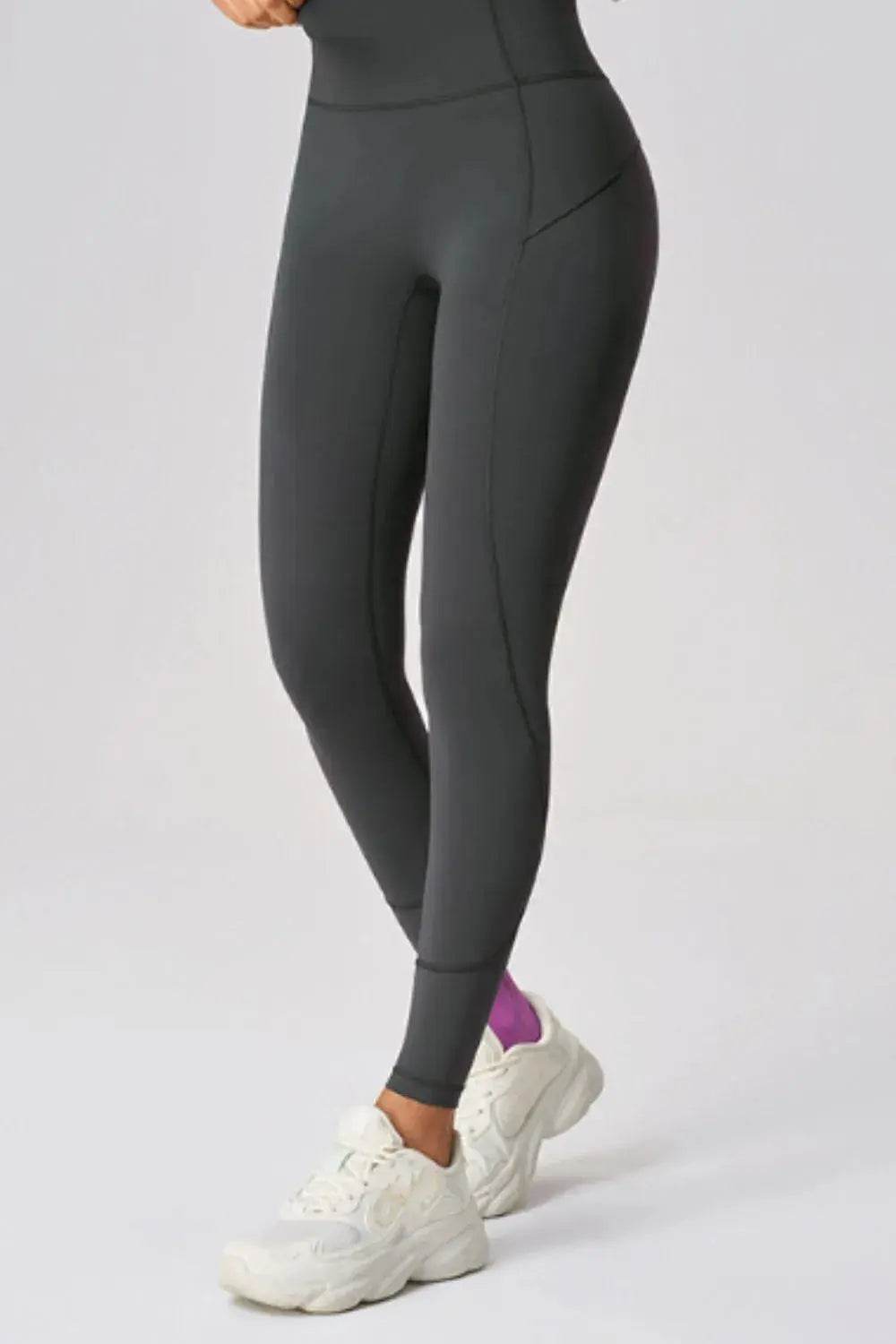 High Waist Active Leggings - Velveta Studio