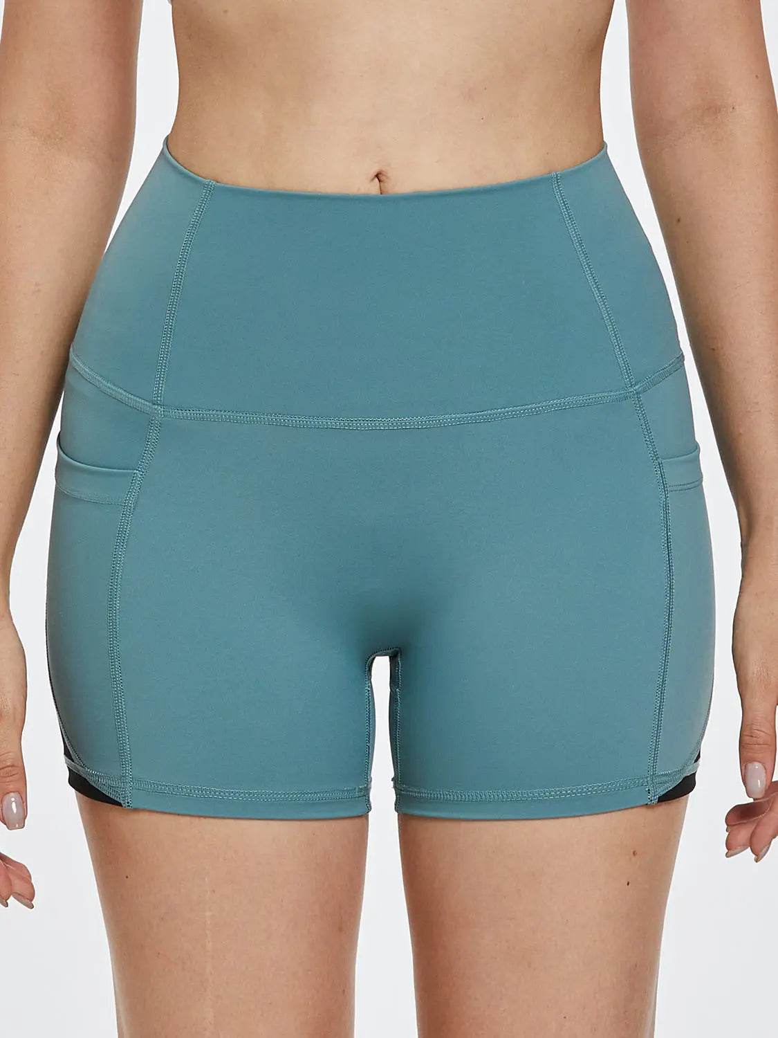 High Waist Active Shorts - Velveta Studio