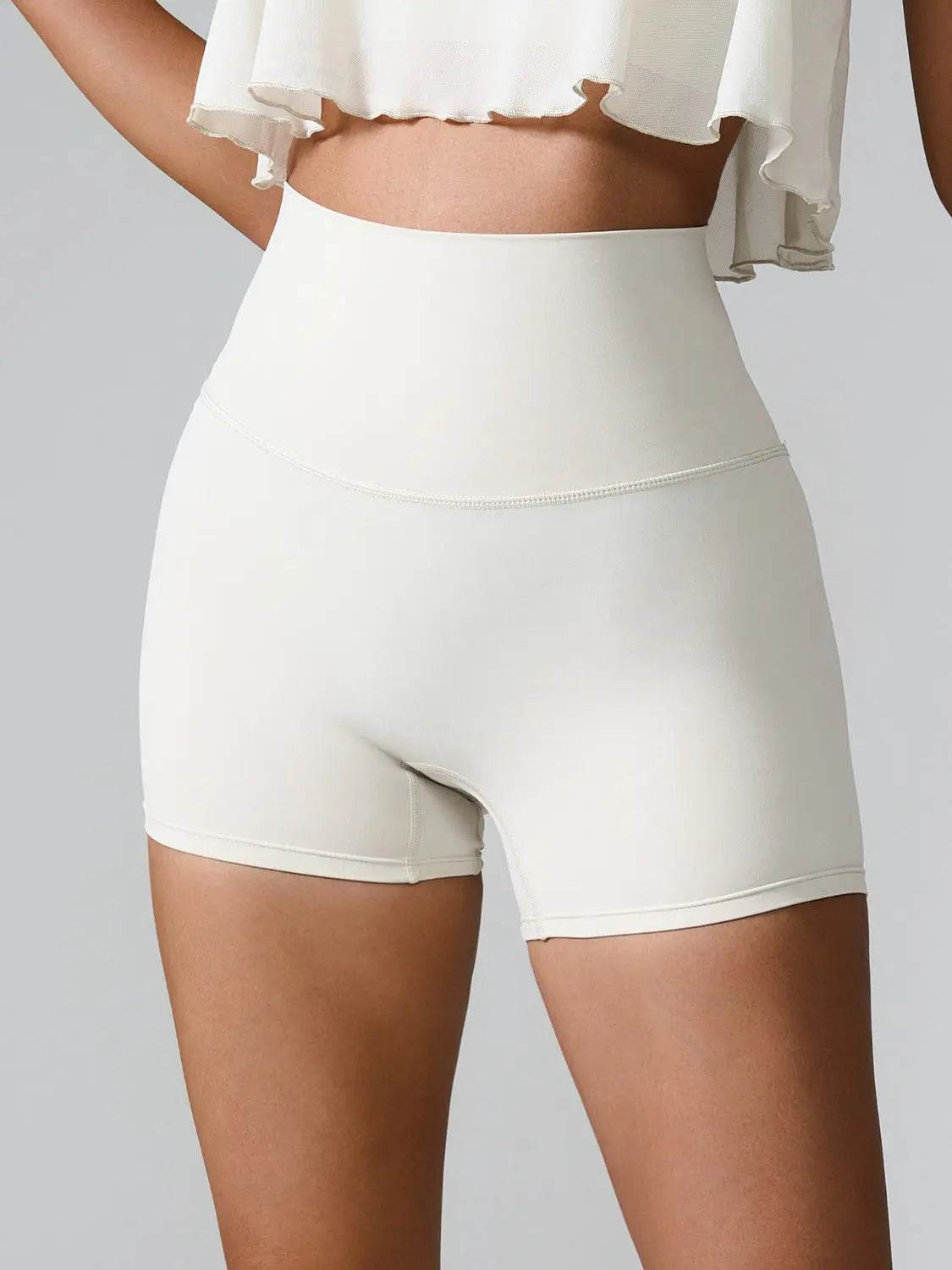 High Waist Active Shorts - Velveta Studio