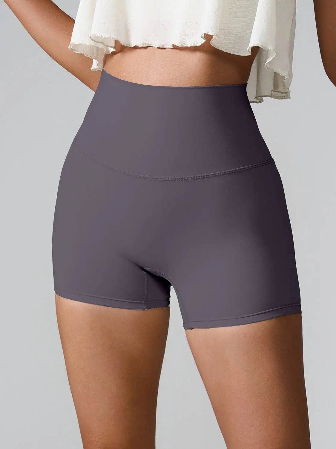 High Waist Active Shorts - Velveta Studio