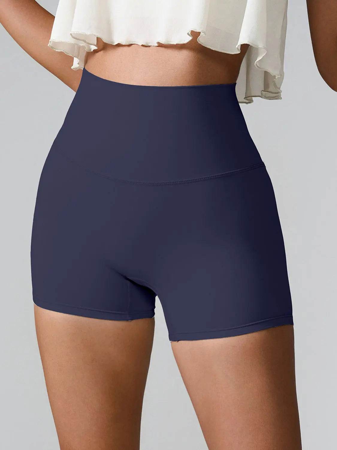 High Waist Active Shorts - Velveta Studio