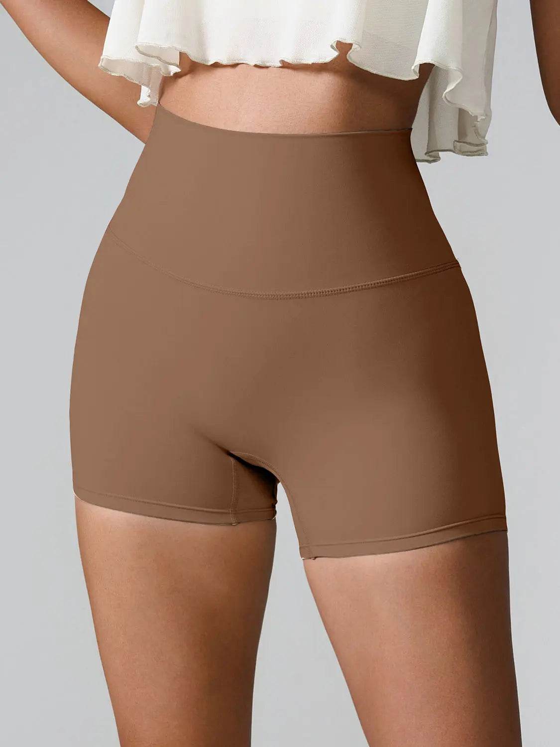 High Waist Active Shorts - Velveta Studio