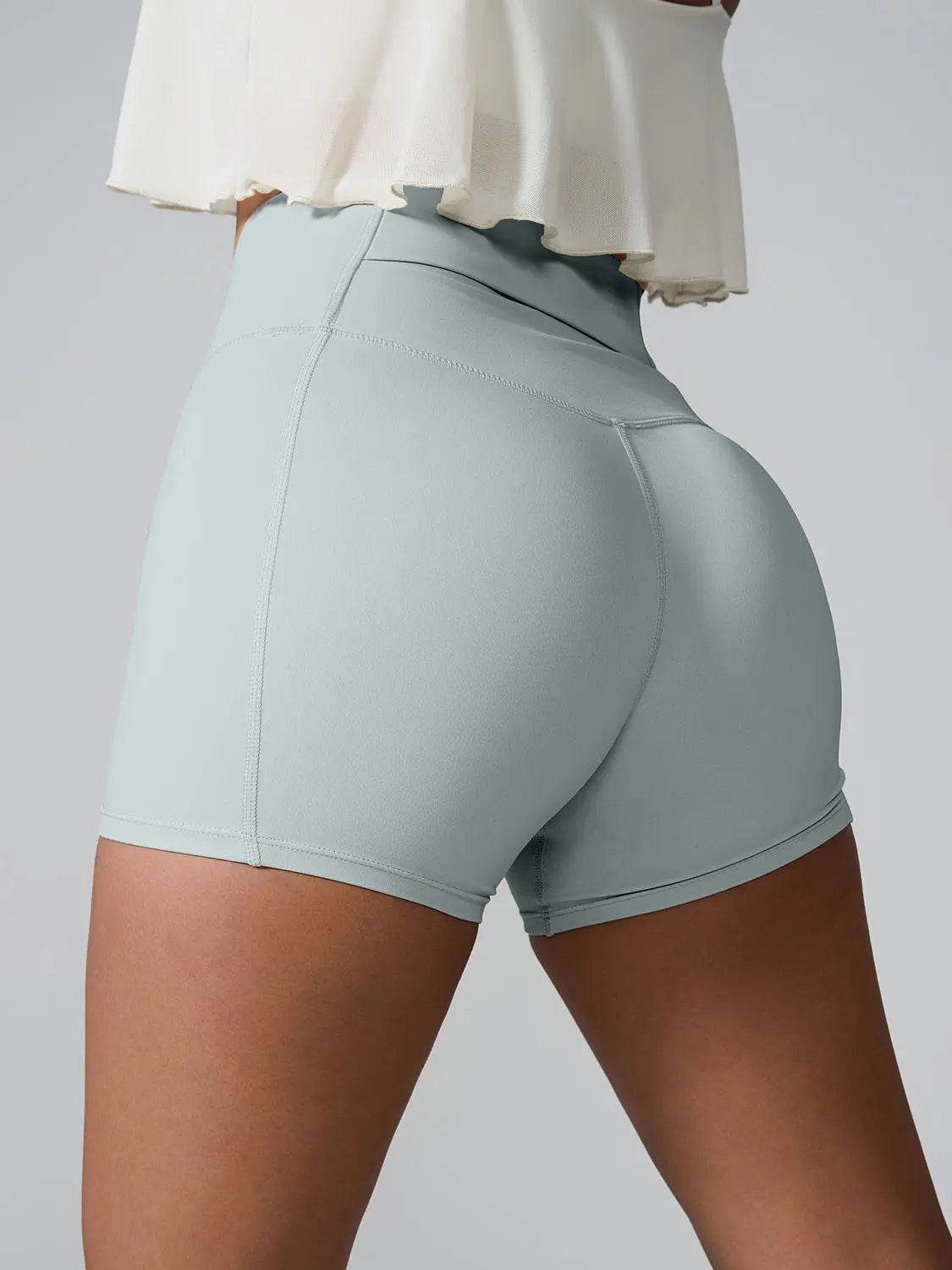 High Waist Active Shorts - Velveta Studio