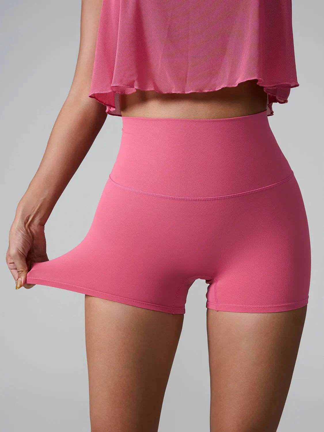 High Waist Active Shorts - Velveta Studio