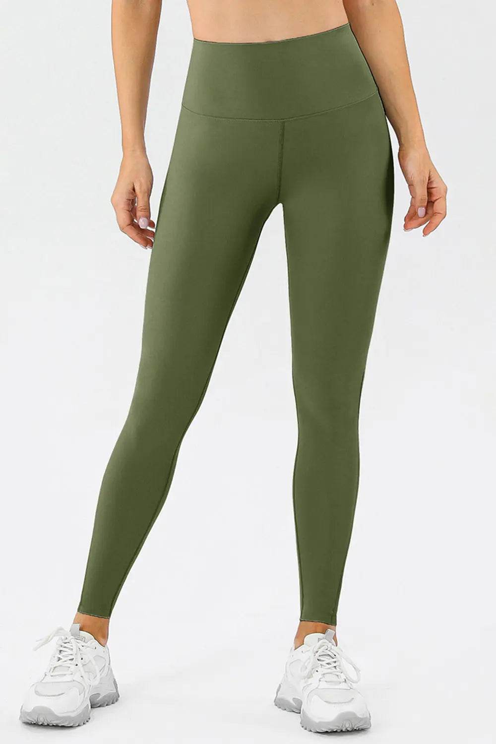 High Waist Skinny Active Pants - Velveta Studio