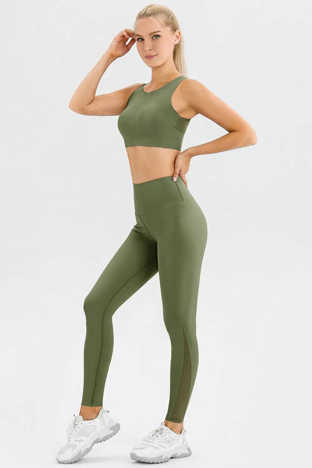 High Waist Skinny Active Pants - Velveta Studio