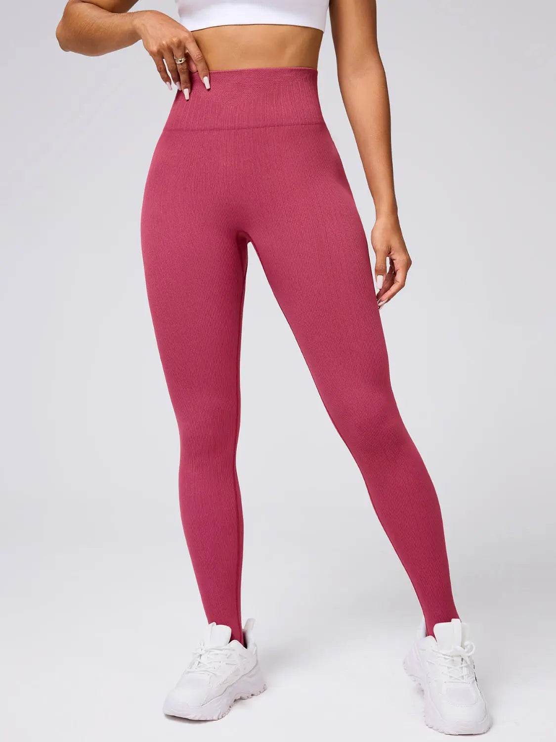 High Waist Stirrup Active Leggings - Velveta Studio