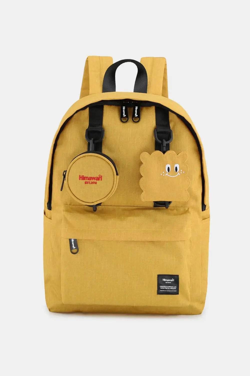Himawari Waterproof Canvas Backpack Bag with Removable Coin Purse - Velveta Studio