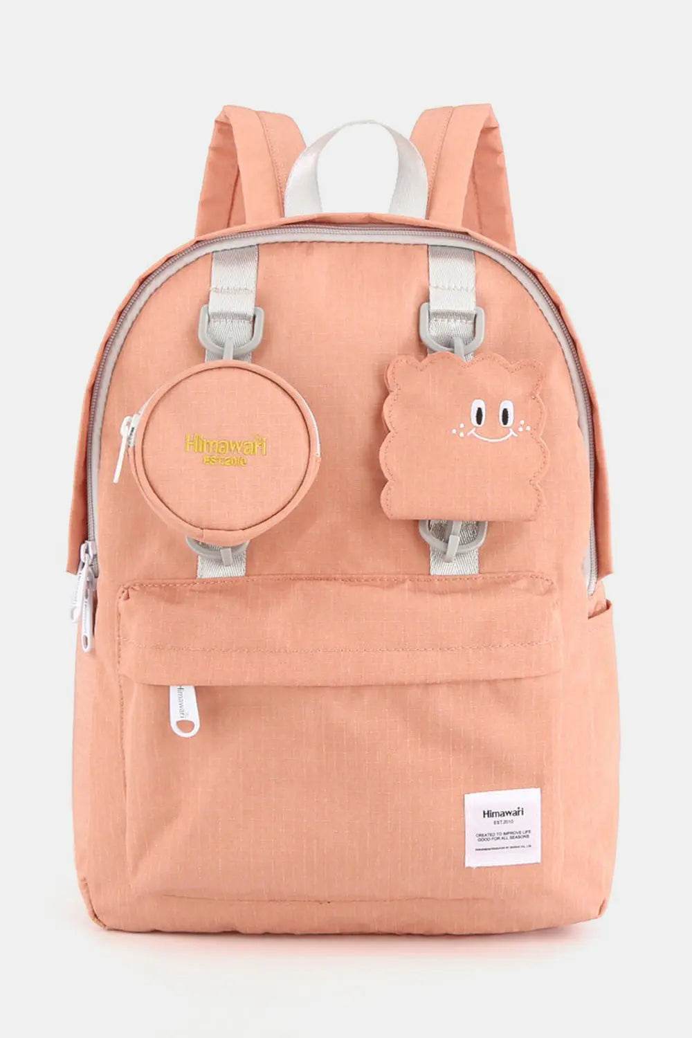 Himawari Waterproof Canvas Backpack Bag with Removable Coin Purse - Velveta Studio
