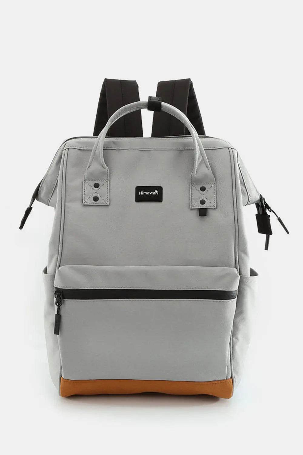 Himawari Waterproof Canvas Travel Backpack Bag with USB Port - Velveta Studio