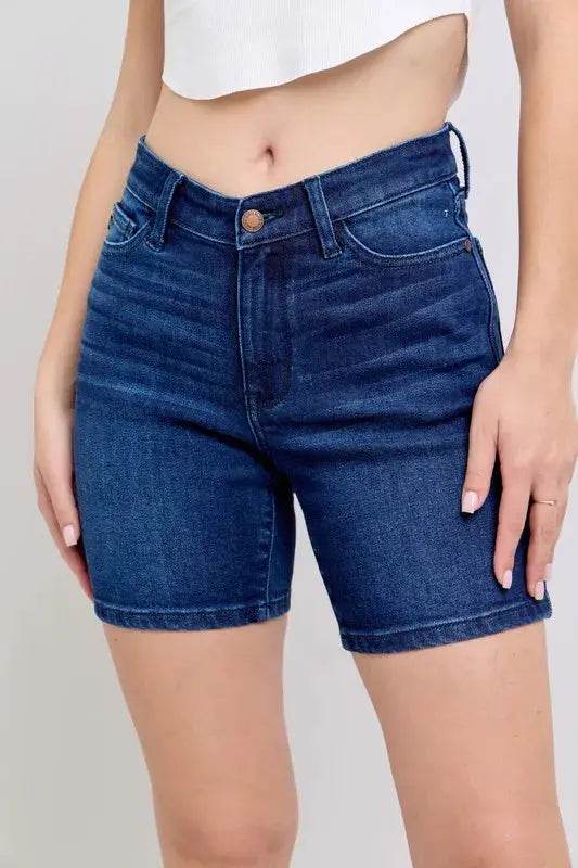High Waist V-Front Bermuda - Velveta Studio