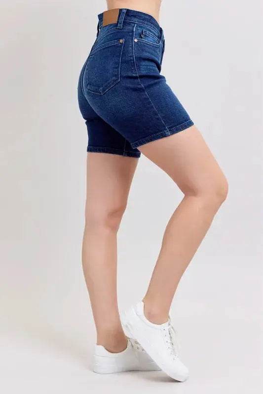 High Waist V-Front Bermuda - Velveta Studio