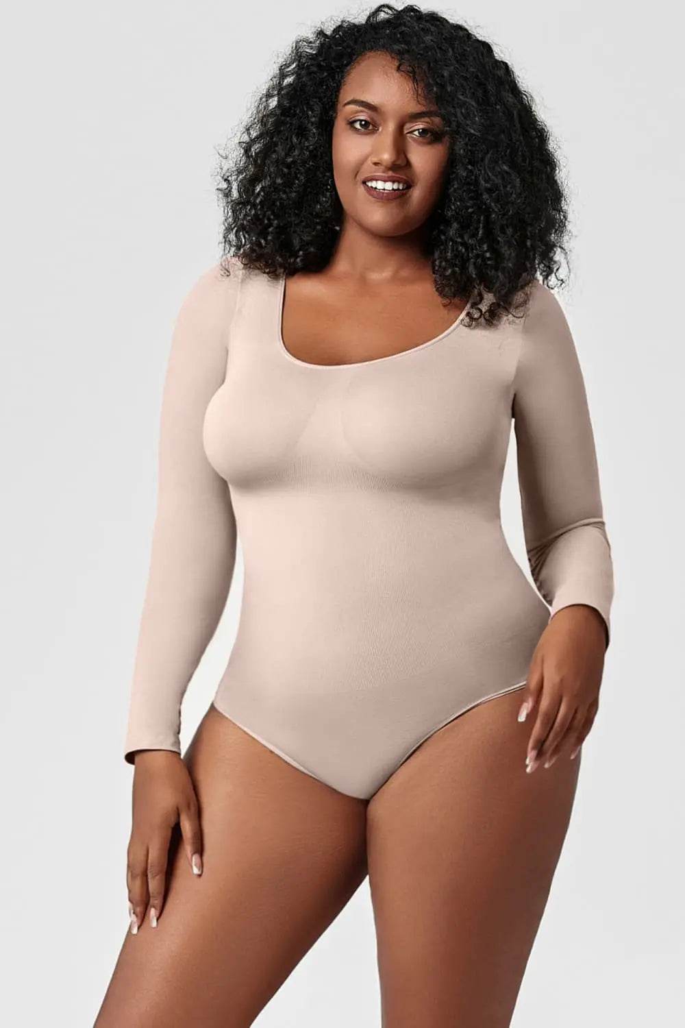 Long Sleeve Shaping Bodysuit - Velveta Studio