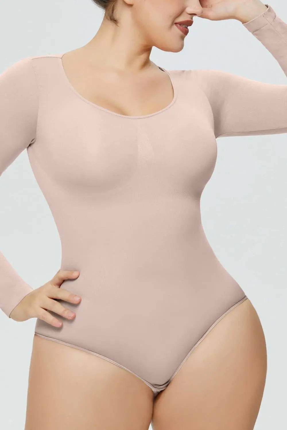 Long Sleeve Shaping Bodysuit - Velveta Studio